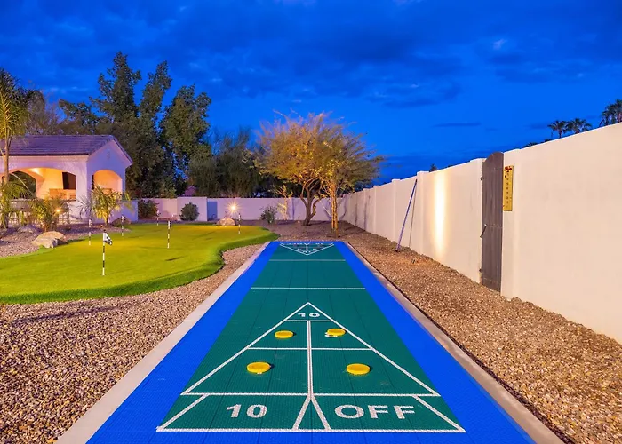 Villa 4million Designer Waterslidewonderlandtheatregymsportcourtshuffleboard Court *