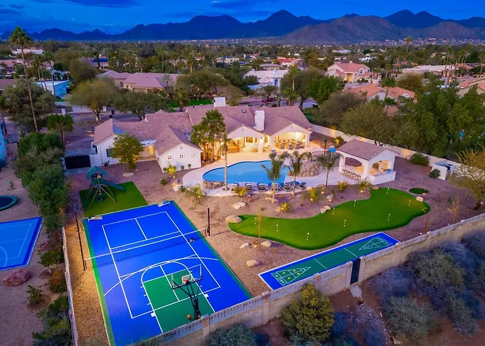 4million Designer Waterslidewonderlandtheatregymsportcourtshuffleboard Court Scottsdale