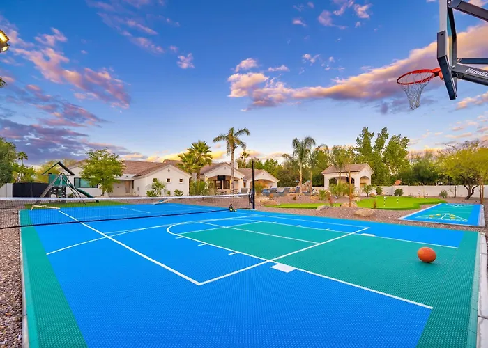 Villa 4million Designer Waterslidewonderlandtheatregymsportcourtshuffleboard Court