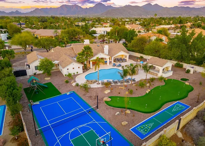 4million Designer Waterslidewonderlandtheatregymsportcourtshuffleboard Court * Scottsdale