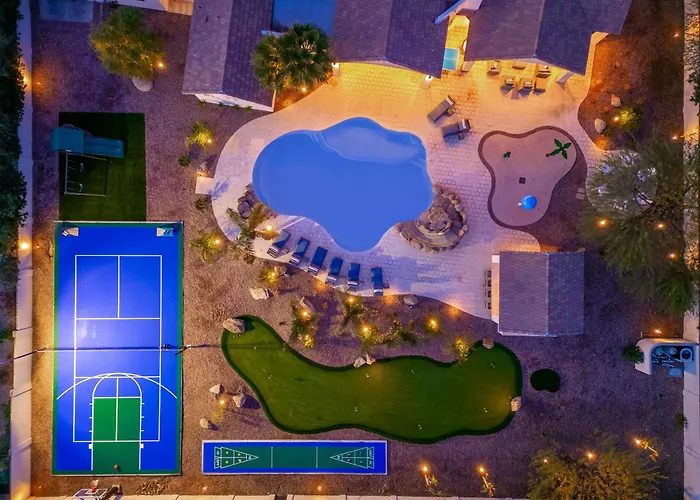 Villa 4million Designer Waterslidewonderlandtheatregymsportcourtshuffleboard Court *